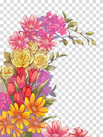Flowers, flower vine transparent background PNG clipart
