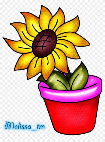 Flowers For Flowers In Vase Clip Art - Flower With Vase Clip Art