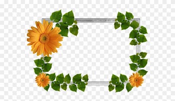 Flowers Frame - Leaf Frame