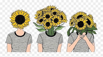 Flowers Girasoles Tumblr Girls Hipster - Sunflower Aesthetic