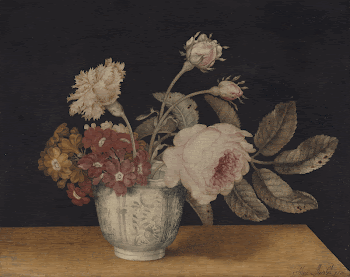 Flowers in a Delft Jar | Free Photo - rawpixel