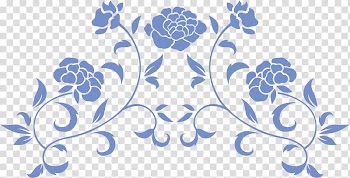 Flowers pattern transparent background PNG clipart
