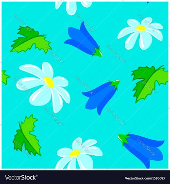 Flowers seamless vector image