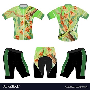 Flowers style on sports t-shirt vector image