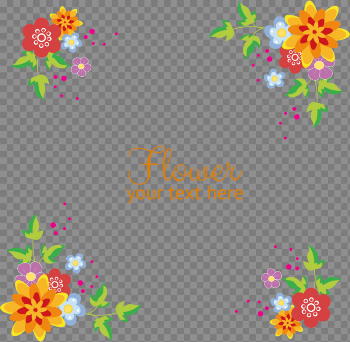 Flowers Vector Border Free Clipart HD