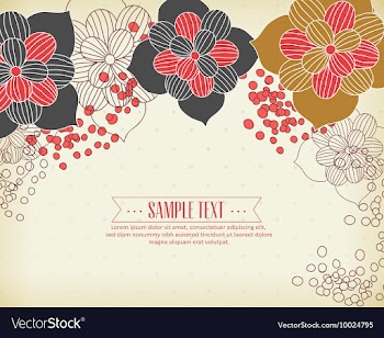 Flowers vector image