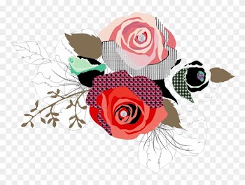 Flowers Watercolor Painting Rose - Garden Roses