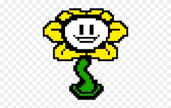 Flowey - Undertale Pixel Art Flowey, HD Png Download - 760x820 ...