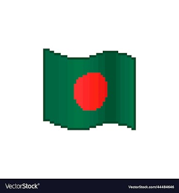 flowing flag of bangladesh