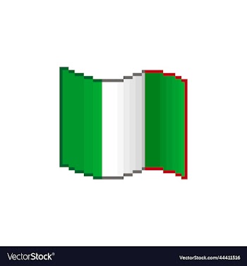 flowing flag of nigeria