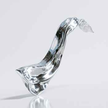 Flowing Liquid Metal Sculpture