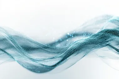 Flowing Teal and Blue Light Particles Flowing Teal and Blue Light Particles