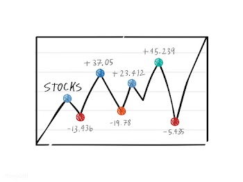 Fluctuation in financial stock market graph i.. | Free stock vector - 472081