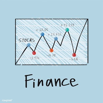 Fluctuation in financial stock market graph i.. | Free stock vector - 472094