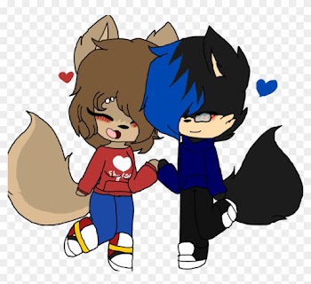 Fluffy Wolf Couple~ - Cartoon