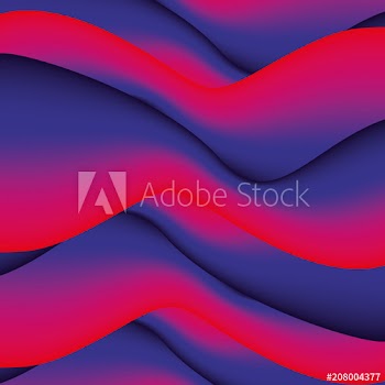 fluid abstract waves gradient background design vector illustration
