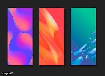 Fluid gradient background templates | Free stock vector - 558835