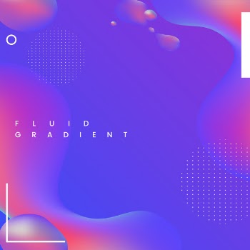 Fluid gradient wallpaper design