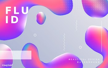 Fluid gradient wallpaper design | Free stock vector - 558840