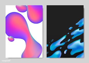 Fluid gradient wallpaper design | Free stock vector - 558852