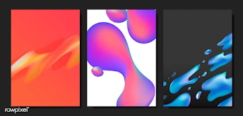 Fluid gradient wallpaper design | Free stock vector - 558869