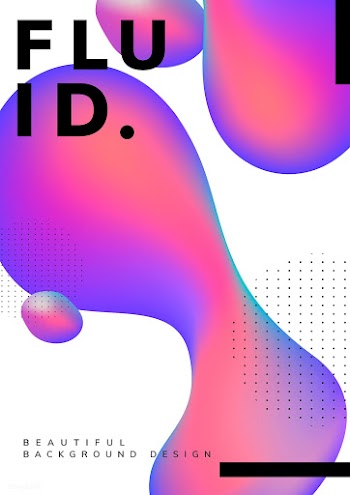 Fluid gradient wallpaper design | Free stock vector - 558872