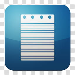 Flurry Icons for Deviants III, notepad_xx, white lined paper illustration transparent background PNG clipart