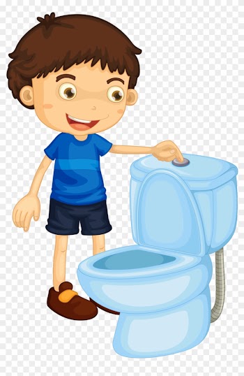 Flush Toilet Clipart