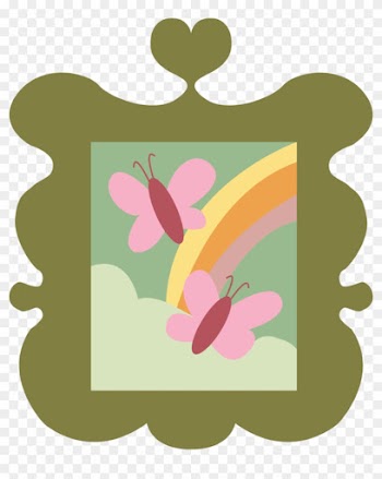 Fluttershy's Picture Frame By Pinkiepieparties - Mlp Frame Vector