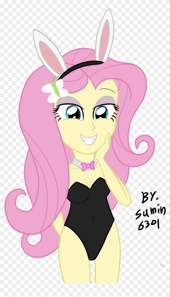 Fluttershy - Bunny Gir - - Mlp Equestria Girls Fluttershy Bunny