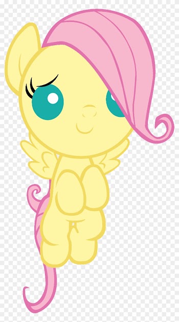 Fluttershy Cute Vector For Kids - My Little Pony Friendship Is Magic Baby Fluttershy