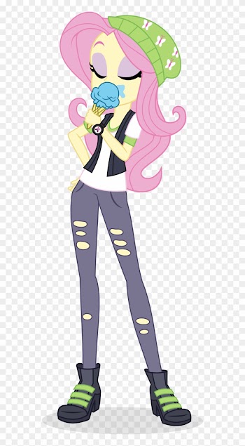 Fluttershy Likes Ice Cream By Punzil504 - Equestria Girls Alternate Universe Twilight Sparkle