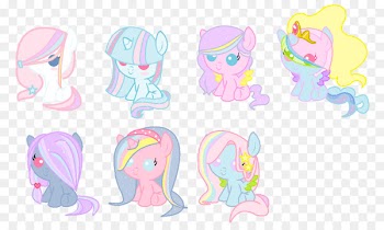 Fluttershy My Little Pony Cartoon - pastel 