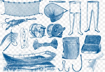 Fly fishing Fish hook Clip art - Fishing Tools 