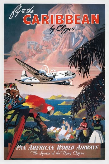 Fly to the Caribbean by Clipper. | Free Photo Illustration - rawpixel