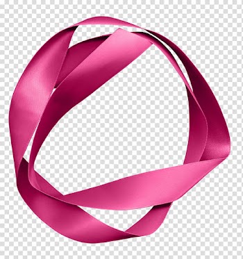 Fly with me, pink ribbon transparent background PNG clipart