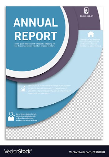 Flyer design business brochure template annual vector image
