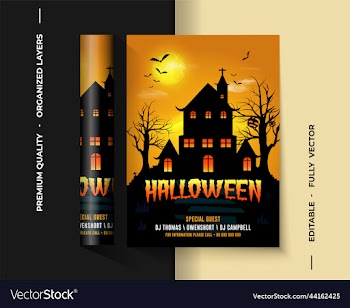 flyer design for halloween traditional festival