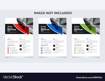 flyer design layout template a4