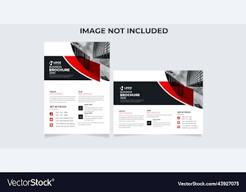 flyer design layout template a4