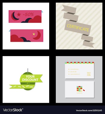 Flyer for business and web information vector image