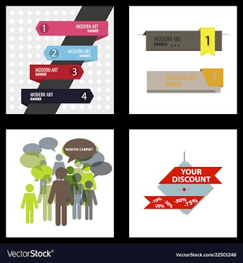 Flyer for business and web information vector image