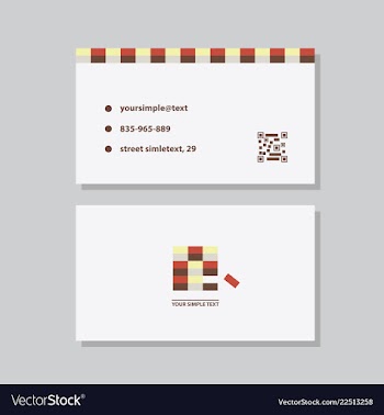 Flyer for business and web information vector image