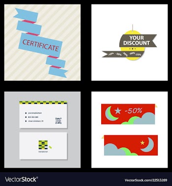 Flyer for business and web information vector image