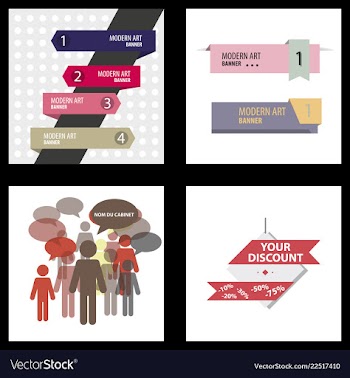 Flyer for business and web information vector image