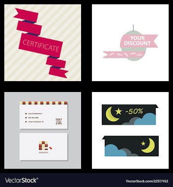 Flyer for business and web information vector image