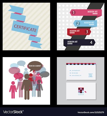 Flyer for business and web information vector image
