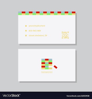 Flyer for business and web information vector image