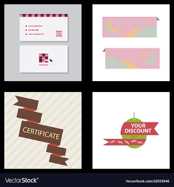 Flyer for business and web information vector image