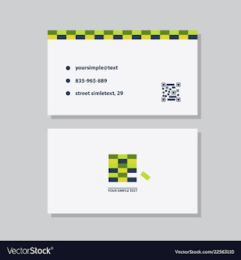 Flyer for business and web information vector image